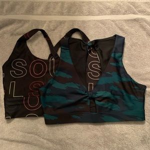 Two SoulCycle Sport Bras